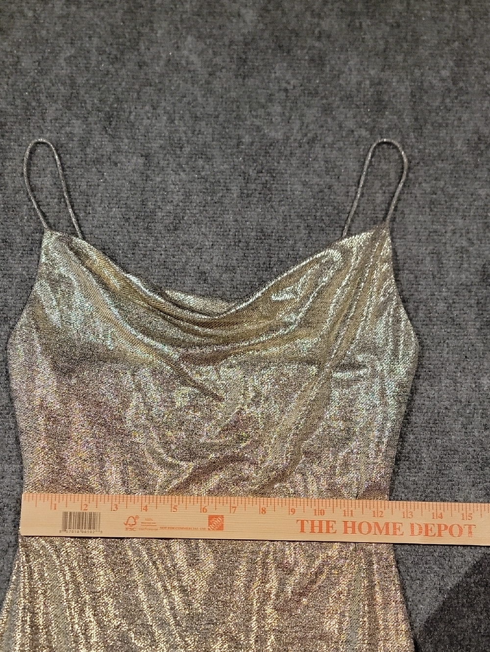 Alice + Olivia Gold Dress Size 2 Excellent Condition - Picture 4 of 8